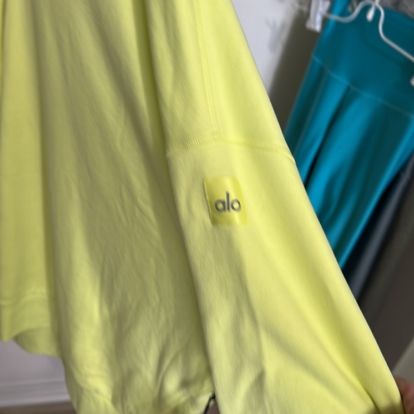 Alo Yoga Light Yellow Hoodie - Picture 7 of 7